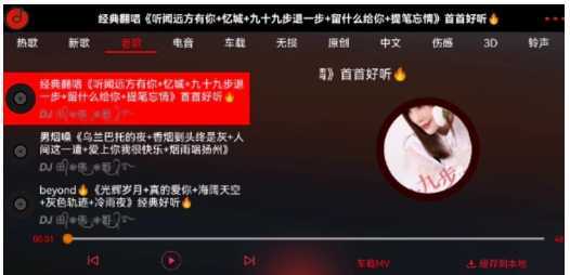 车载DJ，随心所欲畅听全网VIP资源