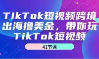 TikTok短视频跨境出海撸美金，带你玩TikTok短视频