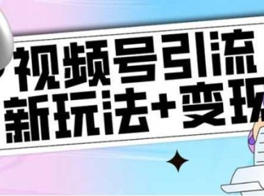 【玩法揭秘】视频号引流新玩法+变现思路，本玩法不限流不封号