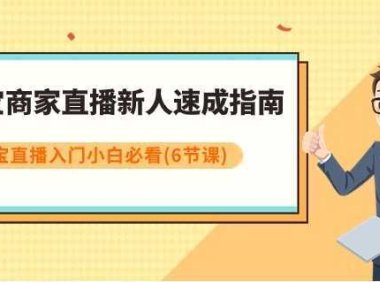 淘宝商家直播新人速成指南，淘宝直播入门小白必看