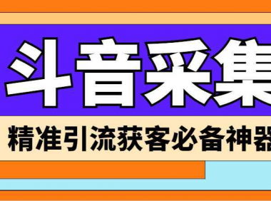 【引流必备】外面收费998D音采集爬虫获客大师专业全能版，精准获客必备神器