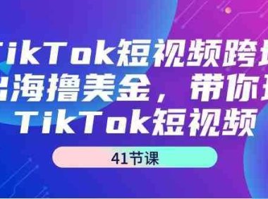 TikTok短视频跨境出海撸美金，带你玩TikTok短视频