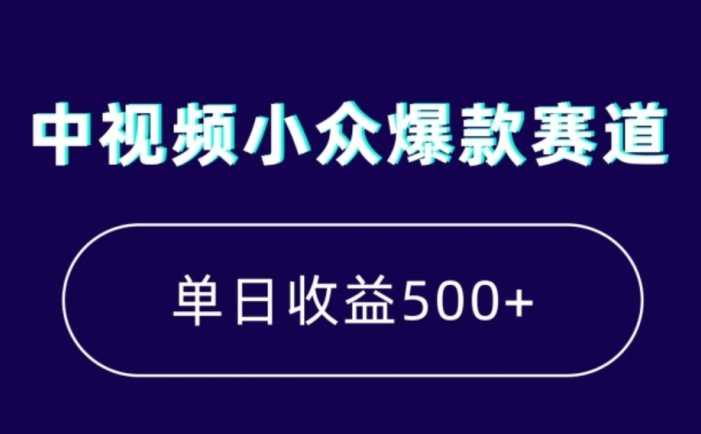 中视频小众爆款赛道，7天涨粉5万+，小白也能无脑操作，轻松月入上万【揭秘】