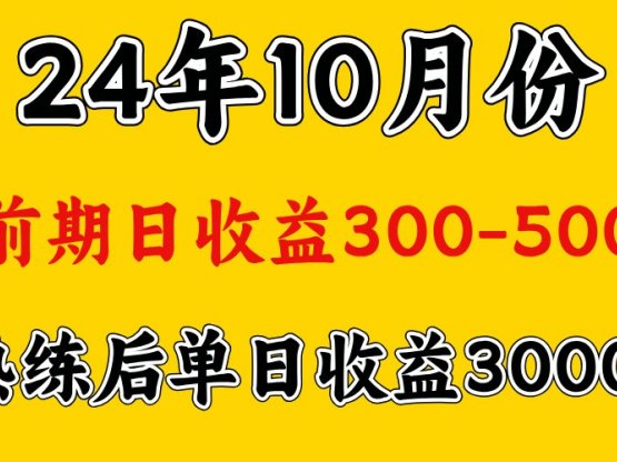 高手是怎么赚钱的.前期日收益500+熟练后日收益3000左右