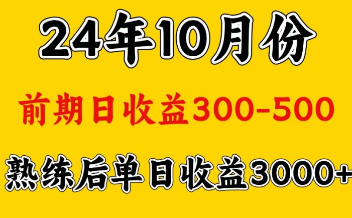 高手是怎么赚钱的.前期日收益500+熟练后日收益3000左右